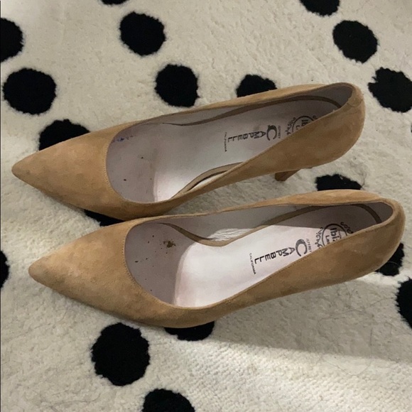 Jeffrey Campbell tan suede heels -Urban outfitters - Picture 5 of 6